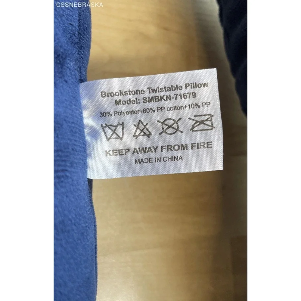 Brookstone Twistable Pillow Mobile Phone Holder 360 Rotation Navy Blue